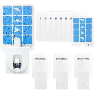 Trappola Elettrica per Zanzare e Insetti Volanti con Luce Blu, da Interno, a Presa, per Mosche della Frutta e Falene - Product Image 1