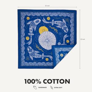 Pañuelos para Adultos, Nuevo Diseño, Pañuelos Cuadrados Multifuncionales con Estampado Digital de Calaveras, Letras y Puntos, para Eventos - Product Image 5