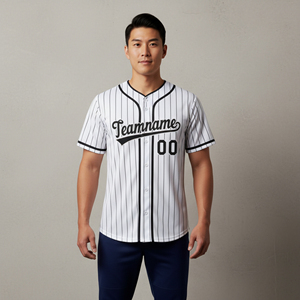 Jersey de Béisbol y Sóftbol Sublimado Personalizado OEM, Transpirable, Tallas Grandes, con Impresión de Nombre y Número del Equipo, Manga Corta, Unisex - Product Image 4