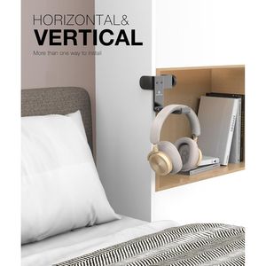 New Foldable Aluminum Headphone <b>Stand</b> Hanger Desk Space-Saving Universal Mount for <b>Headset</b> Soundbar Universal Fit for Fi Devices - Product Image 3