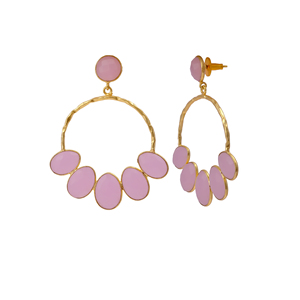 Pendientes Colgantes Elegantes para Fiestas y Bodas, Joyería de Moda, Pendientes Colgantes Chapados en Oro, Pendientes Ligeros - Product Image 2