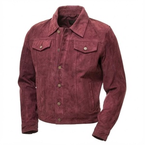 Casual Leather Jacket Men Custom logo Designer Blank Pure Plus Size Men's Jackets For Sale In wholesale Low Price - Product Image 1