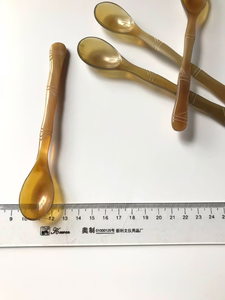 Juego de Servidores de Ensalada Clásicos con Acabado Espejo de Primera Calidad, Hechos en India, Cucharas de Cuerno de Búfalo, Cuerno Natural Ecológico para Fiestas - Product Image 2