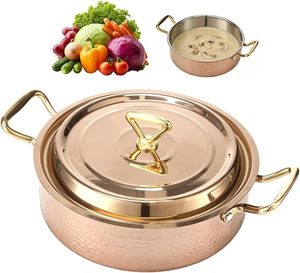 Elegante Olla Térmica de Acero Inoxidable, Recipiente para Calentar Alimentos, Tapa para Cacerola, Doble Pared Aislada, Apta para Lavavajillas, 24 cm de Diámetro - Product Image 1