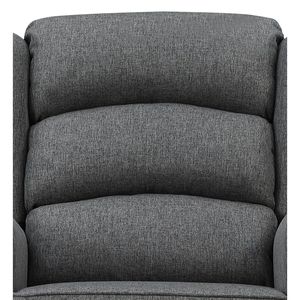 Sedia a Dondolo con Braccioli Svasati Grigia per Soggiorno - Product Image 6