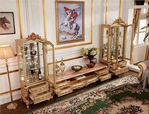 Luxury Midcentury Solid Teak Wood <b>Sideboard</b> Eco-Friendly Handmade Durable Antique Design Brass Handles Home Furniture Java Wood - Product Image 5