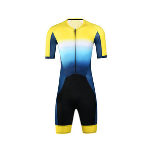 Traje de Triatlón Transpirable, Duradero, de Secado Rápido y Resistente al Viento para Hombre, Talla Grande, Ropa de Ciclismo Personalizada OEM para Adultos, Ecológica - Product Image 1