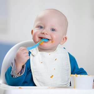 Bavoirs en mousseline pour bébé 100% bambou ultra doux et absorbants - Product Image 4