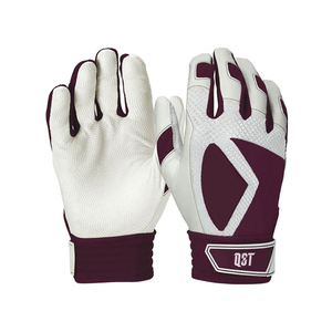 Gants de frappe de baseball et de softball QST de qualité supérieure, à manchette courte, durables, compatibles avec les écrans tactiles, provenant de fournisseurs pakistanais sur Alibaba - Product Image 1