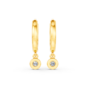 Boucles d'oreilles en or massif 14K 9K 10K 18K avec diamants de laboratoire certifiés IGI, fabricant de bijoux fins éthiques RJC ODM OEM, vente en gros EA501906 - Product Image 4