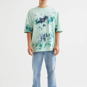 Camisetas de Manga Corta para Hombre, al por Mayor, de Alta Calidad, con Logotipo Personalizado, 100% Algodón Tejido, Colores Sólidos, Tallas Grandes - Product Image 3