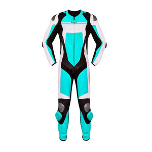 Traje de Motociclismo de Cuero para Hombre, Manga Larga, Diseño con Bloques de Color, Transpirable, Ignífugo, Impermeable, Cortavientos, para Todas las Estaciones - Product Image 5