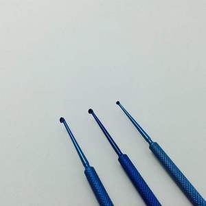 Ensemble de 3 curettes en titane pour chalazion, instrument chirurgical ophtalmique microscopique par Dentavex - Product Image 6