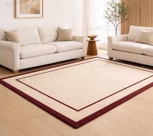 Modern Scandinavian Hand Tufted Wool Carpet 100% New Zealand Wool Non-Slip Floral Pattern Custom Size Luxury Area Rug - Product Image 3