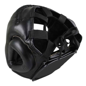 MMA Custom OEM Cowhide Leather Protective Breathable Head Guard <b>Boxing</b> Helmet for Kickboxing Training Sparring Karate Taekwondo - Product Image 2