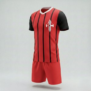 Uniforme de Fútbol para Hombre de Manga Corta con Cuello en V, 100% Poliéster, Calidad Premium, Personalizable, Transpirable, con Logotipo Personalizado por RIVIAN ATLANTIC - Product Image 4