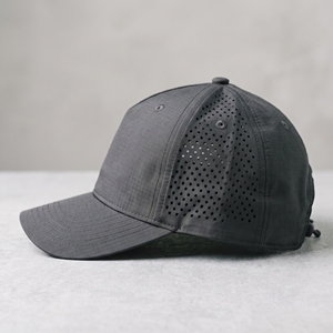 Unisex Black 6-Panel Baseball Cap Breathable Mesh Fitted <b>Hat</b> Solid Color Outdoor Casual Spring <b>Summer</b> Adjustable - Product Image 4