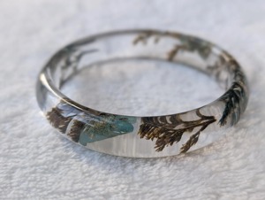 Handmade Floral Bangles with Resin and Dried <b>Flowers</b> Resin Bangles & <b>Bracelets</b> for Women New Collection Angel Style Jewelry - Product Image 4