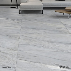 Lujosas baldosas de porcelana moderna Porcelanto gris 600x1200 de la colección Matt para centros comerciales, oficinas, lugares públicos, paredes, pisos y villas. - Product Image 5