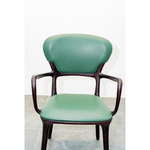 Modern <b>Walnut</b> Wood Dining Chair Premium Upholstered Seat for Kitchen Dining Room Restaurant Hotel Furniture PISANO - Product Image 4