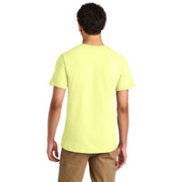 T-shirt à manches courtes pour homme, coupe classique, couleur unie, col rond, t-shirt écologique, coton recyclé, impression personnalisée DTF DTG