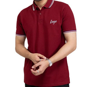 Polo personnalisé avec col contrasté à biais, manches courtes, polo décontracté pour homme - Product Image 5