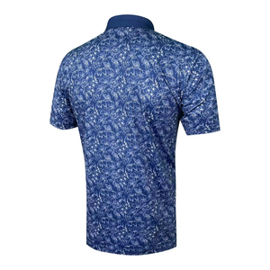 2024 hombres de manga corta con cuello en V Golf para camiseta logotipo personalizado impreso de alta calidad poliéster Spandex tejido sublimación Formal - Product Image 2