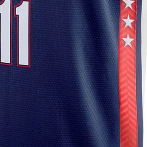 Maillot de basket-ball rouge marine pour hommes, sans manches, uniforme d'équipe athlétique, chemise de sport légère, respirante, pour entraînement et match - Product Image 5