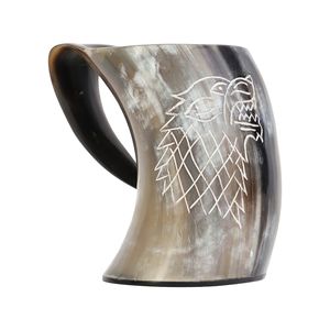 Authentiques mugs à boire en corne de bœuf, très demandés, polis, de Noël, en corne de buffle et de bœuf, personnalisables, aux prix les plus bas - Product Image 4