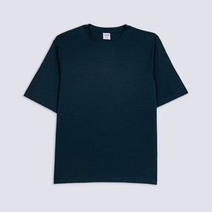 Camiseta de Cuello Redondo de Manga Corta Blanca para Hombre, Corte Regular, 100% Algodón Jersey, Diseño Liso Teñido, Informal - Product Image 3