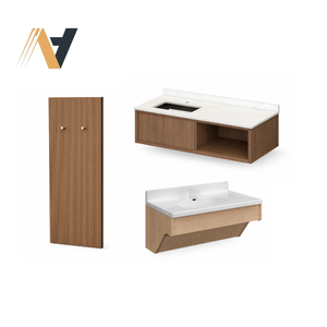 Meubles de chambre d'hôtel style Holiday Inn Smart Space - Ensemble MDF+LPL pour projets hôteliers avec rangement fonctionnel - OEM Vietnam - Product Image 3