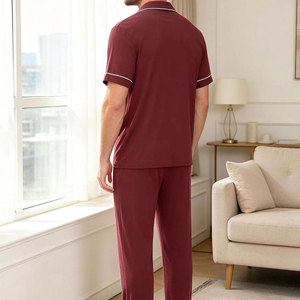 2026 New Style <b>Men</b> <b>Sleeping</b> Set High Quality Breathable Pajama Set Comfortable Nightwear For Home Wear Wholesale - Product Image 2