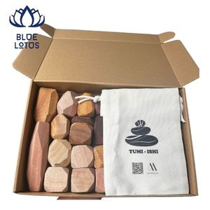 สินค้าขายดี บลูโลตัสฟาร์ม ทูมิอิชิ ไม้ธรรมชาติ 100% |   หินทรงตัวแบบเป็นมิตรกับสิ่งแวดล้อม ทนทาน สำหรับเด็กอายุ 2-4 ปี ใช้ได้ทั้งเด็กชายและเด็กหญิง - Product Image 1