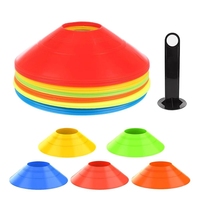 Conos de Agilidad en Forma de Disco Personalizados Promocionales, Conos de Entrenamiento de Plástico Flexibles y Duraderos, Color Personalizado, Proveedor OEM de Pakistán