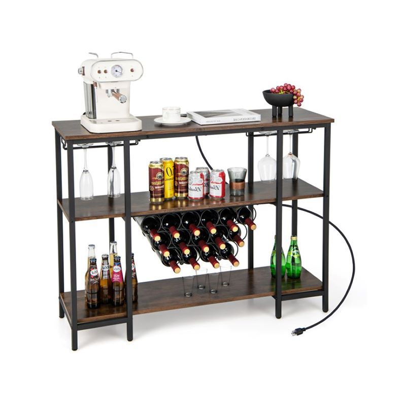 Meubles d'armoire à liqueur d'angle - Solutions de bar à domicile élégantes
