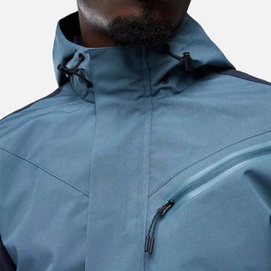 Survêtement coupe-vent pour homme de haute qualité, ensemble 2 pièces, logo personnalisé, fermeture éclair, nylon, prix de gros - Product Image 3