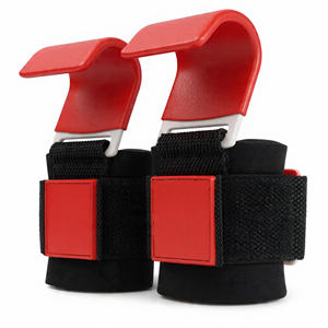 Crochets de musculation et sangles de poignet en néoprène robustes pour l'entraînement - Équipement de protection pour la musculation en salle de sport - Product Image 1