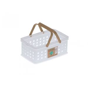 Scatola di stoccaggio naturale poco profonda per il contenitore per l'organizzazione e l'arredamento della casa - Product Image 1