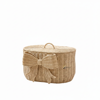 Panier de rangement multifonctionnel en rotin coloré en forme d'animal KV NATURAL HOME, personnalisable, écologique, pour enfants, vente en gros