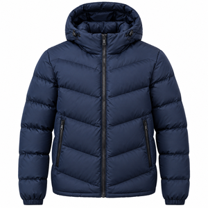 Blouson d'hiver pour homme de haute qualité, imperméable, à capuche, col rabattu, chaud et confortable, style bomber - Product Image 4