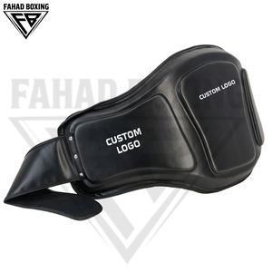Durable Lightweight MMA Sparring Boxing Muay Thai <b>Belly</b> Pad Stomach Protector Leather Waist Support And Wrist <b>Wraps</b> For Boxing - Product Image 2