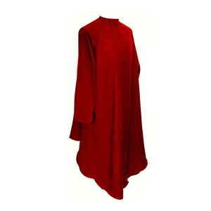 Cape de Coiffure Professionnelle Rouge Imperméable en Polyester avec Logo Personnalisé, Réglable, pour Salon de Coiffure et Barbier, Marque Personnalisée - Product Image 3