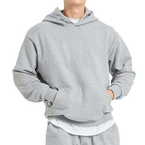 <b>Cool</b> Style Oversized Hoodie with Thick Texture Relaxed Fit Street Fashion Basic Hoodie for Men and Unisex - Product Image 5