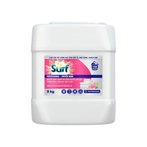 Lessive liquide professionnelle Vietnam Surf, adoucissant parfumé, bidon de 9 kg, 1 paquet par carton - Product Image 1