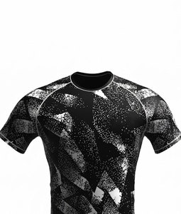 Camiseta de Compresión Deportiva Personalizada para Hombre, Sin Costuras, Transpirable, para Entrenamiento, Running y Deportes, Fabricante - Product Image 3