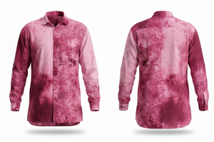 Chemises personnalisées en gros à manches longues imprimées avec un design abstrait, style décontracté, confortables, pour le streetwear - Product Image 6