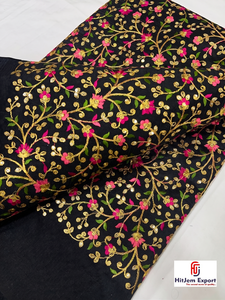 Tissu Jacquard en Dentelle Personnalisé 100% Polyester Poids Moyen OEM/ODM Sur Commande pour la Confection de Robes et l'Artisanat - Product Image 1