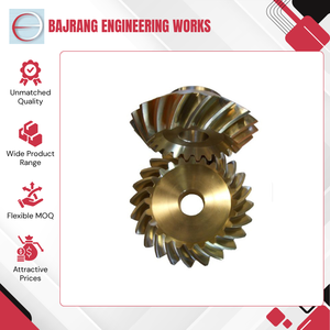 ผลิตชิ้นส่วนเครื่องจักรอุตสาหกรรมแบบ OEM คุณภาพสูง ความแม่นยำสูง พร้อมเฟืองเกลียวจากผู้ผลิตในอินเดีย - Product Image 2