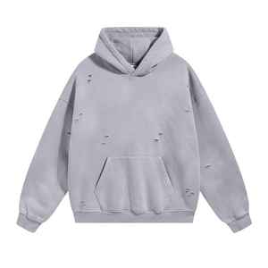 Sudadera con Capucha para Hombre, Estilo Vintage, Lavada con Ácido, Efecto Desgastado, Personalizada, de Felpa Francesa - Product Image 4