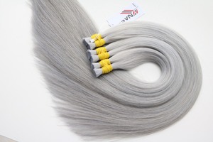 Venta al por mayor de cabello humano virgen vietnamita Remy extensiones de cabello a granel colores marrones 100 gramos por lote - Product Image 6